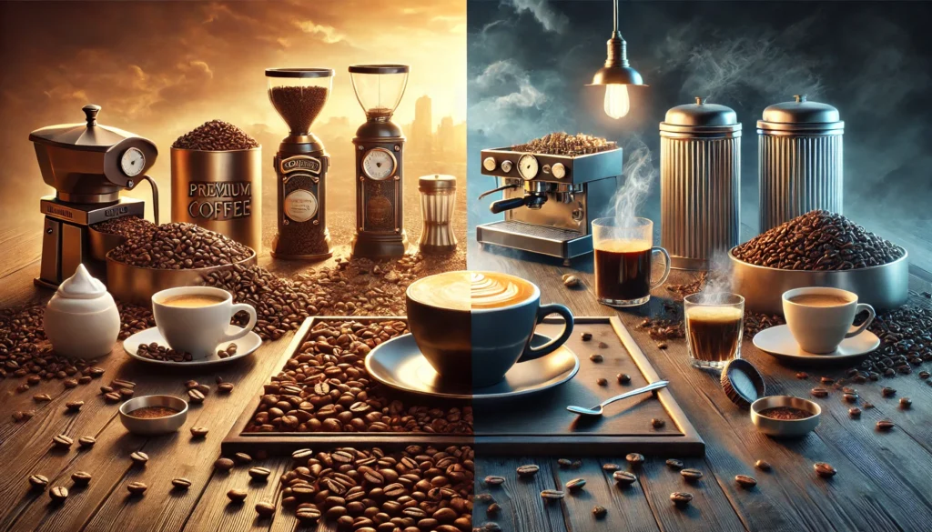 Café Premium vs. Café Comercial: Diferencias Clave